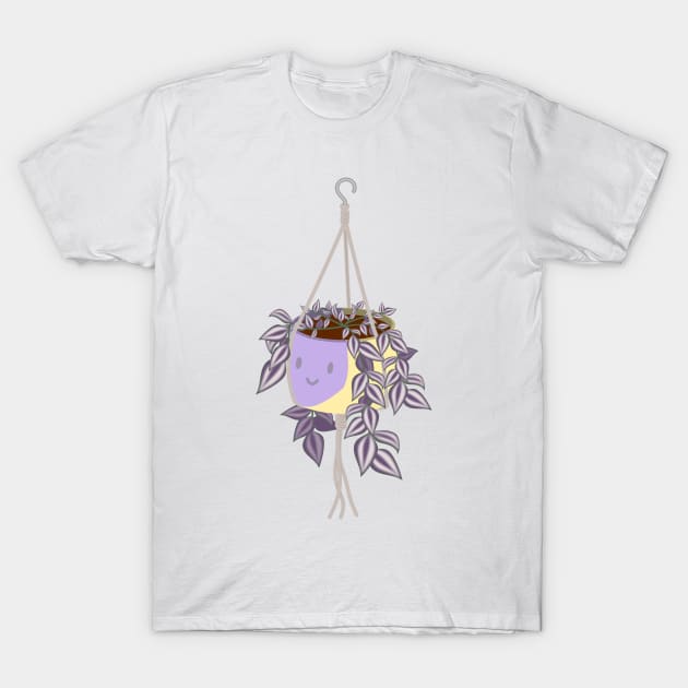 tradscantia plant in intersex pride pot T-Shirt by meldra